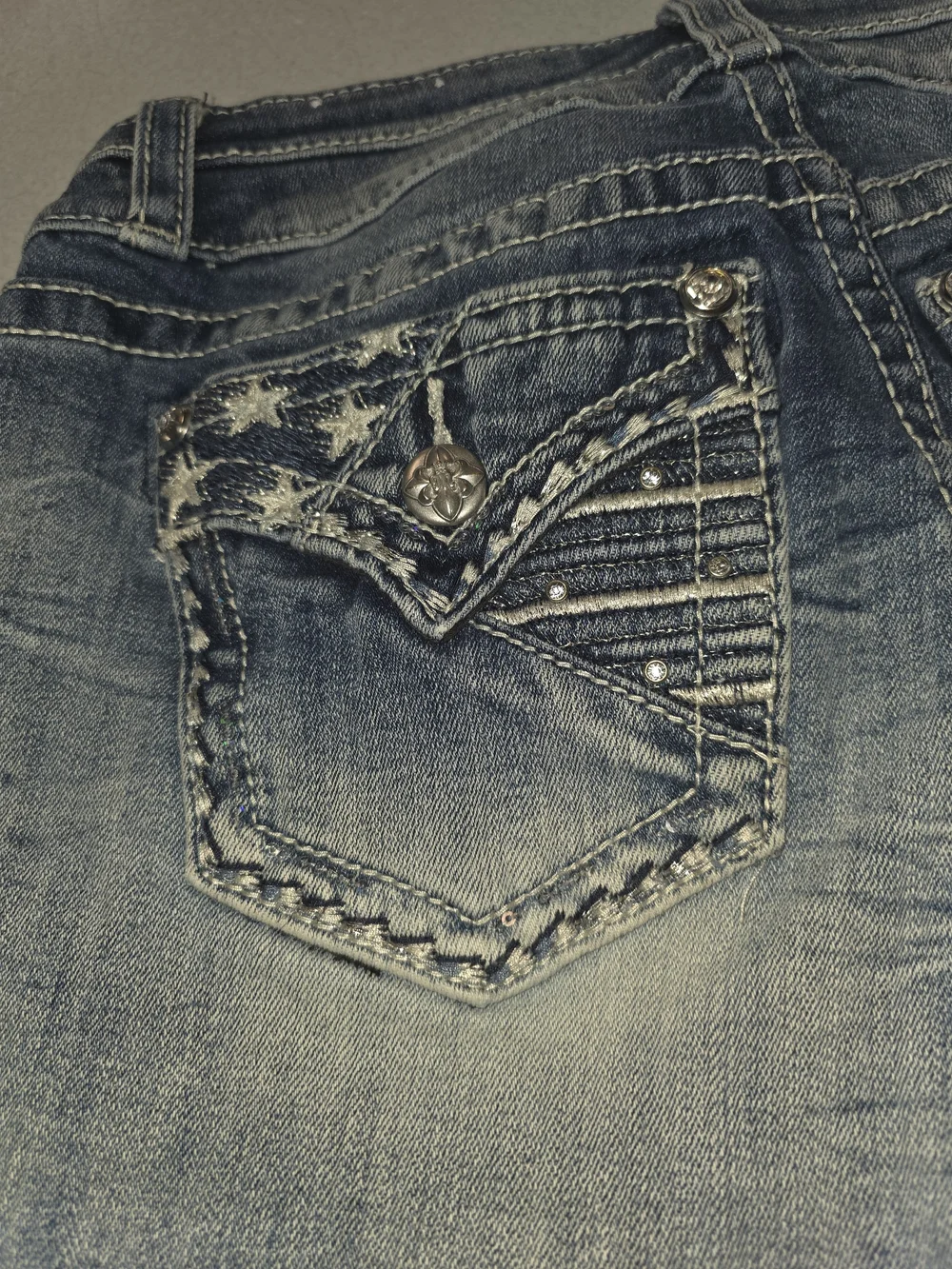 Miss Me Women's Denim Shorts in Blue